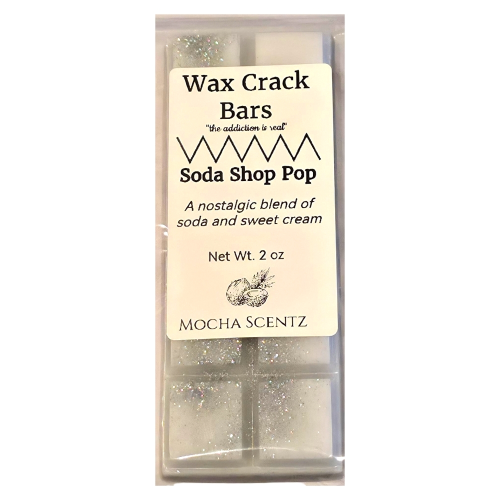 Soda Shop Pop Wax Crack Bars-Coconut Soy Wax Melt - Picture 3 of 5